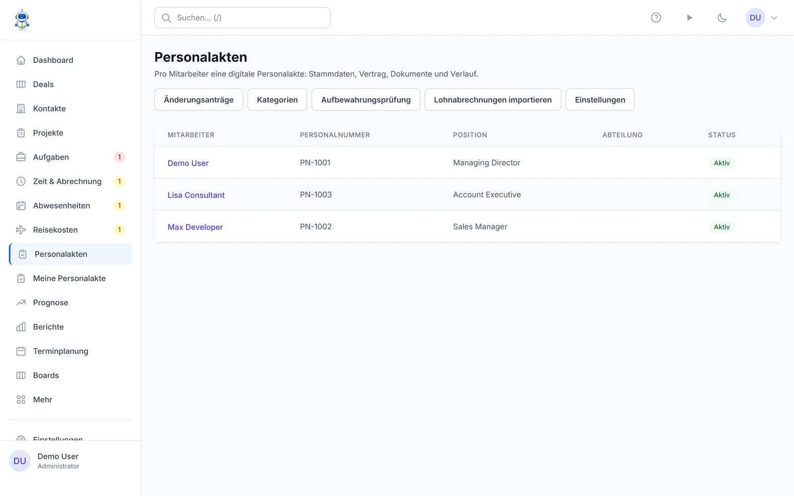 Digitale Personalakten